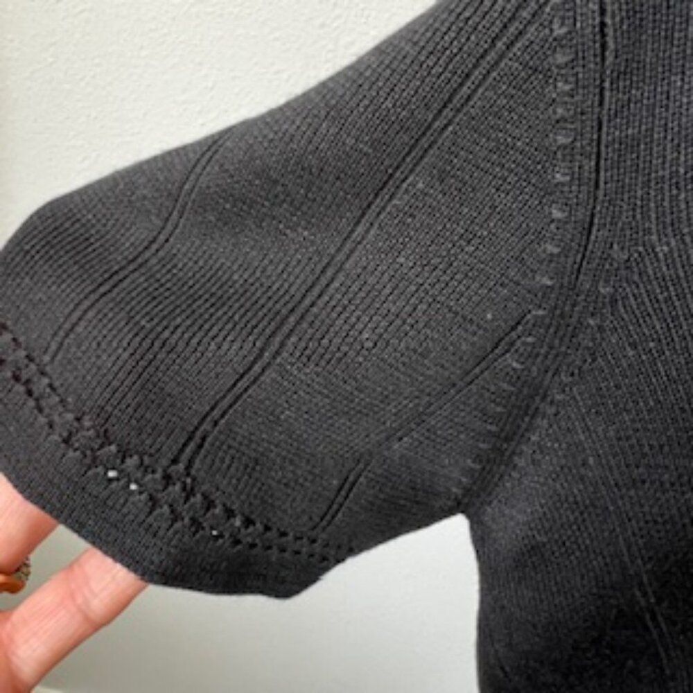 Valerie Stevens Petites 100% pure silk office wear luxury sweater top blouse - Picture 3 of 6